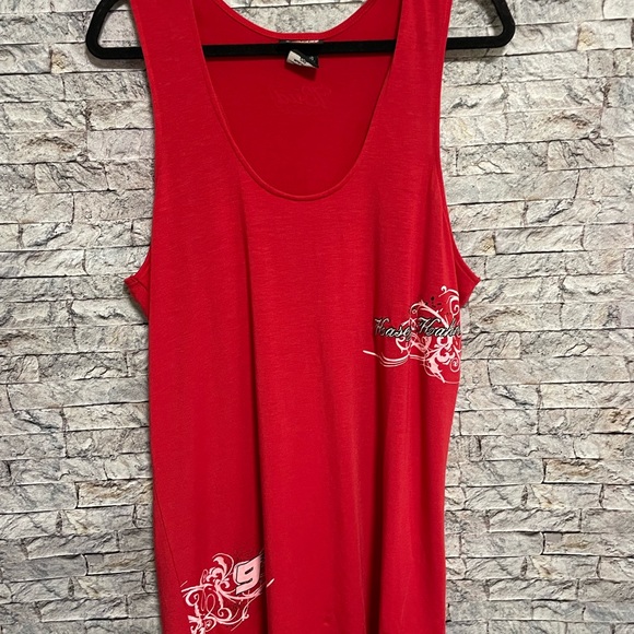 COPY - NASCAR chase Authentics Kasey Kahne red women’s tank 2x Budweiser - Picture 2 of 8